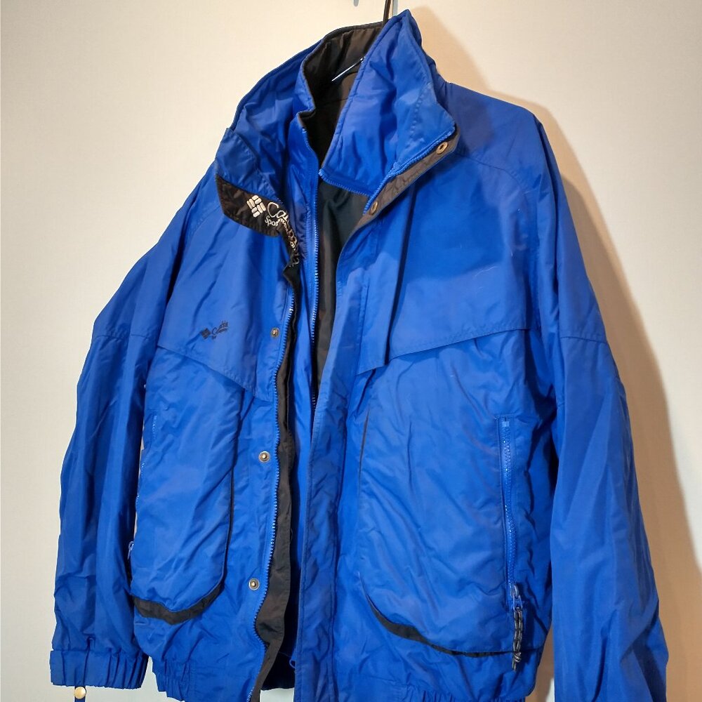 Columbia Winter Jacket with Reversible Removable Spring Jacket Liner Size M